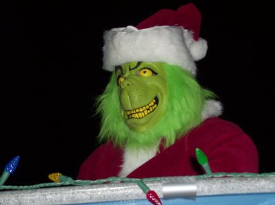 The Grinch comes to our 2nd Annual Light Parade