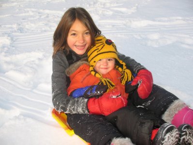 First Sled Ride