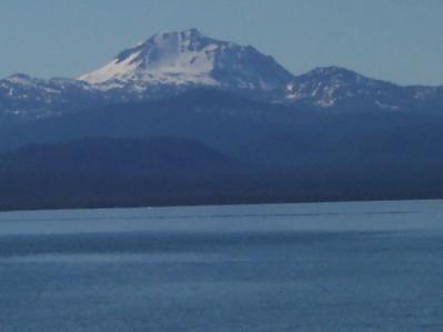 Lassen Peak from West Shore