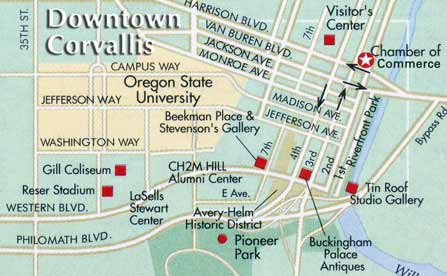 Downtown map
