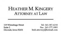 Heather M. Kingery, Attorney at Law