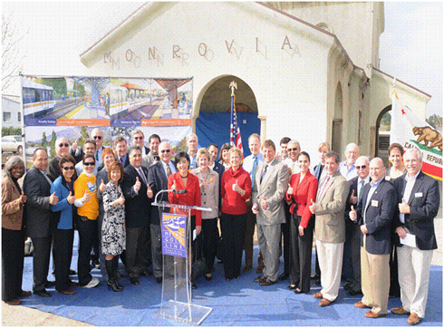 Gold Line Billboard Group Picture