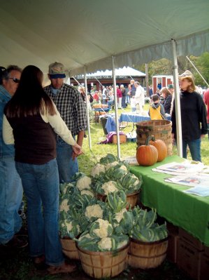Pure Catskills Tent at Cauliflower Festival