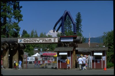 Enter the Plumas Sierra County Fair, The Cleanest and the Greenest and older County Fair in CA