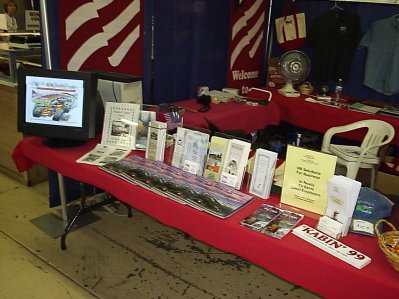 Providing local information to visitors at the fair