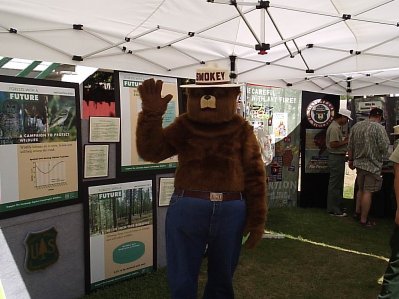 Smokey Bear at the Fair