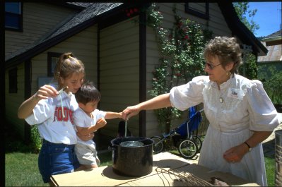 Candle Making at the Plumas County Museum, Quincy