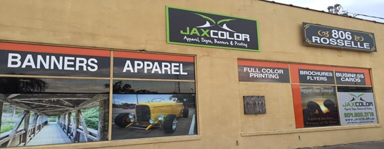 Jaxcolor Apparel Signs Banners Printing Jacksonville Fl