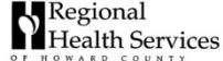 Regional Health Services of Howard County
