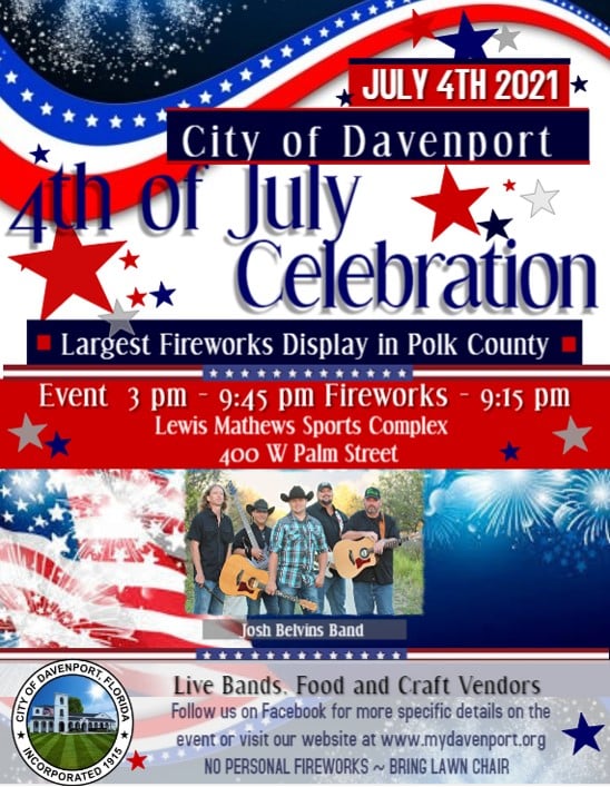 City of Davenport's 4th of July Celebration Davenport, FL