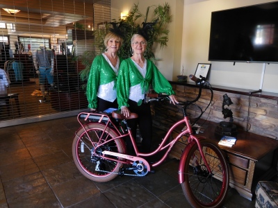Showgirls with Pedego Electric Bike
