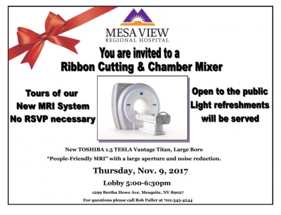 Mesa View Regional Hospital Ribbon Cutting/Open House