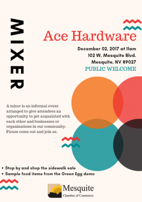 Ace Hardware Mixer Flyer